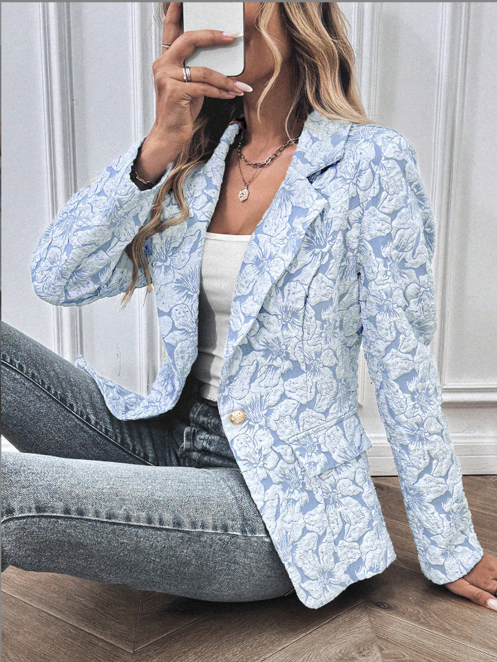 Scarlett™ | Chic Floral Blazer