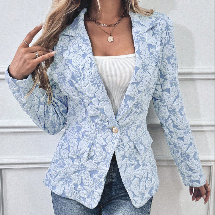 Scarlett™ | Chic Floral Blazer