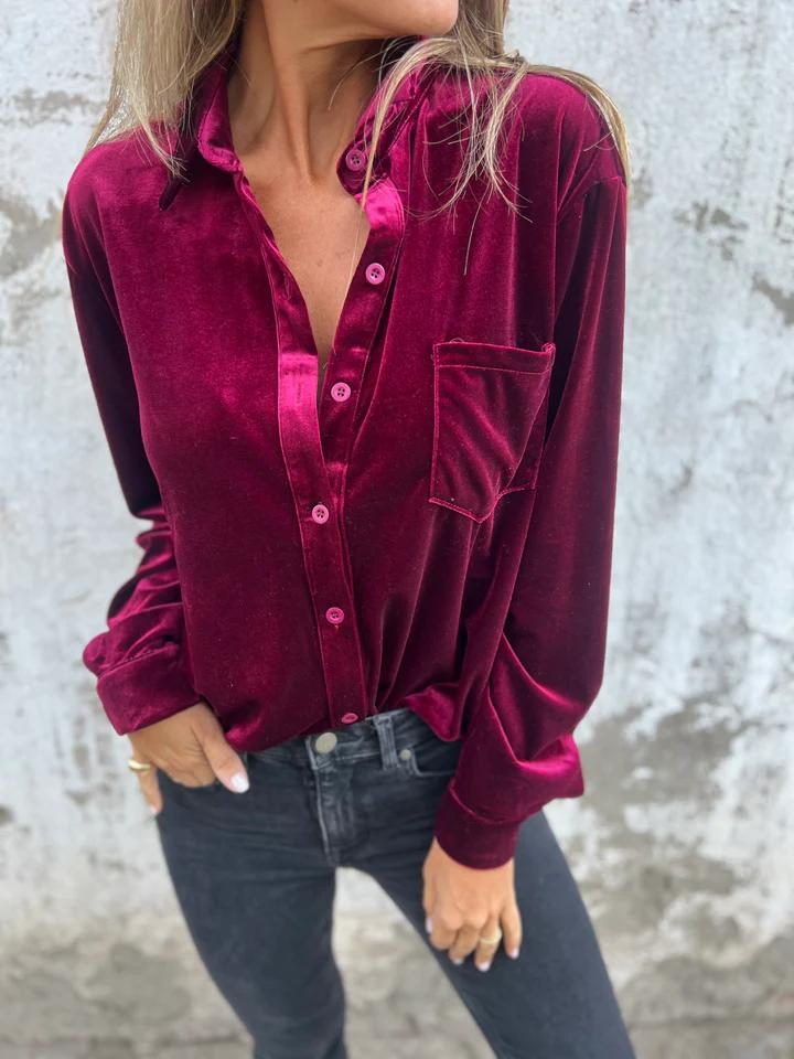 Fleur™ - Velvet Shirt | Hefsttrend 2024