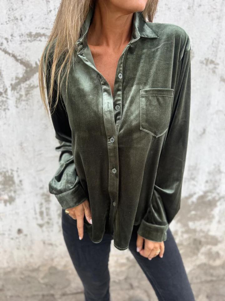 Fleur™ - Velvet Shirt | Hefsttrend 2024