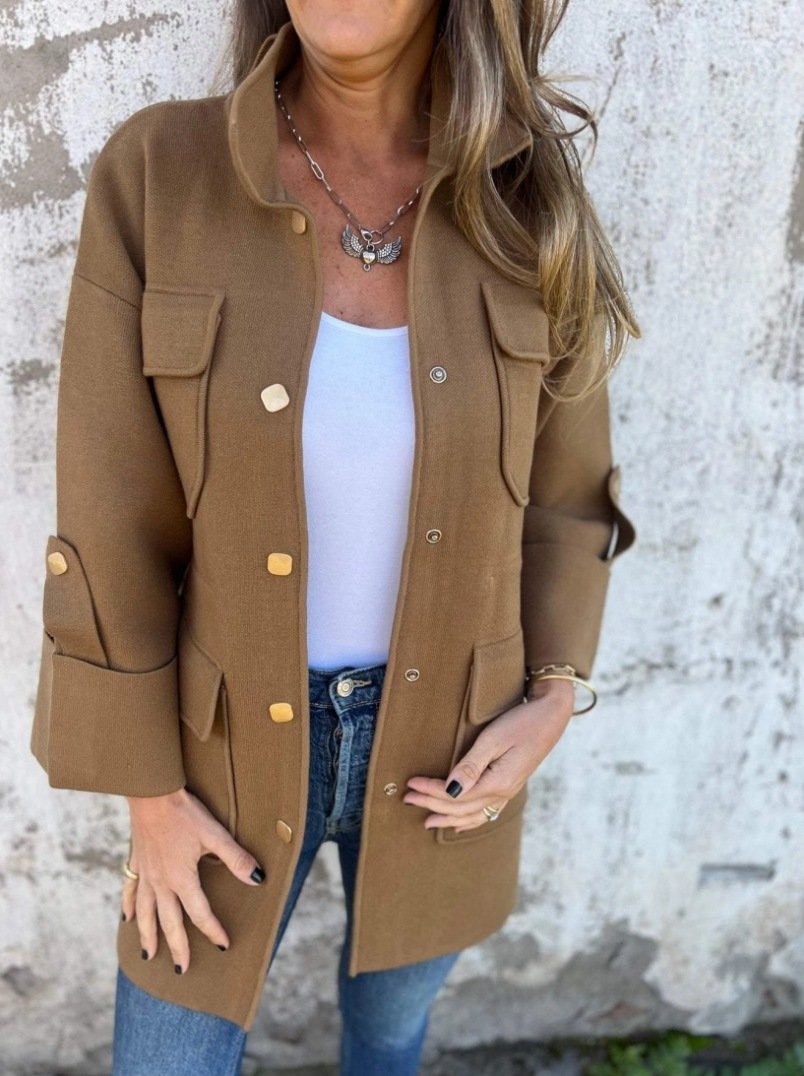Winter double-sided tweed women's jacket