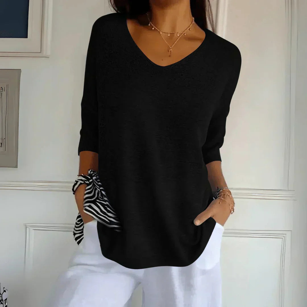 Azure™ - Chic and Comfortable Elegance Blouse