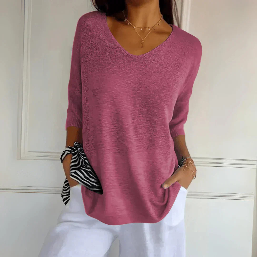 Azure™ - Chic and Comfortable Elegance Blouse