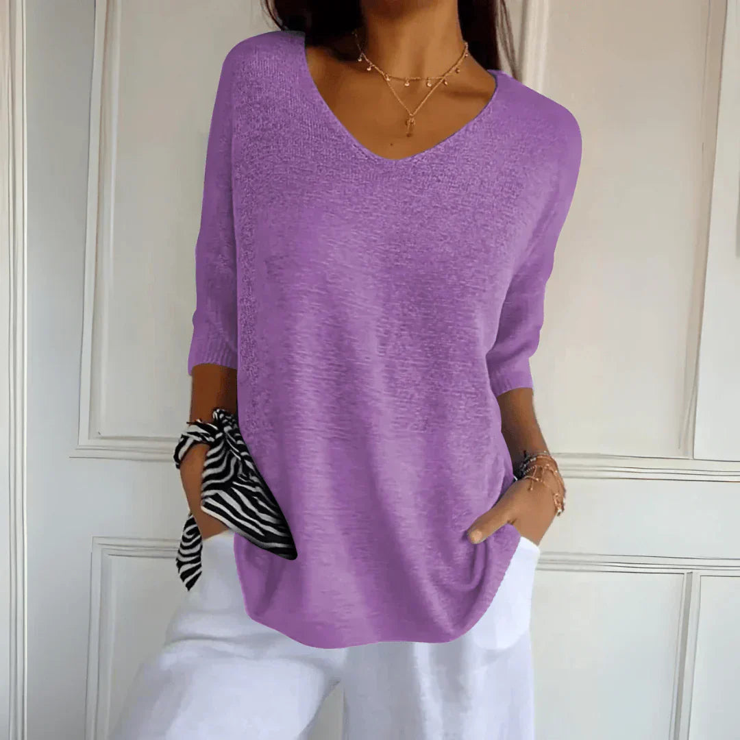 Azure™ - Chic and Comfortable Elegance Blouse