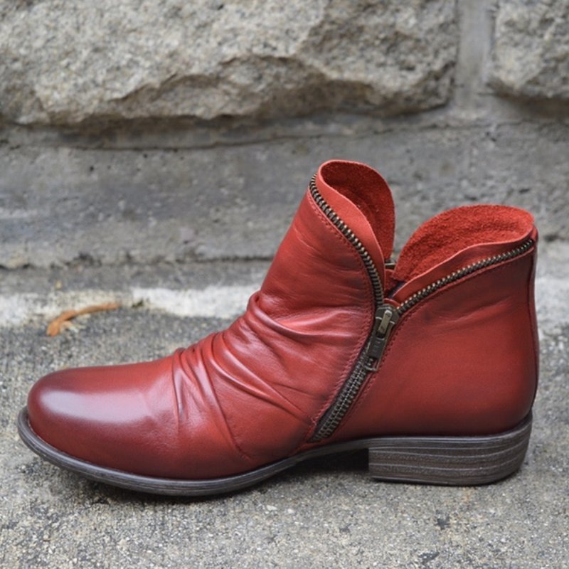 Mirelle™ | Stylish Zippered Boots