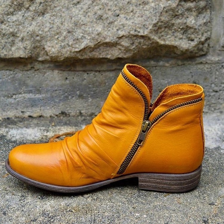 Mirelle™ | Stylish Zippered Boots