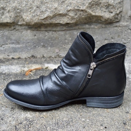 Mirelle™ | Stylish Zippered Boots