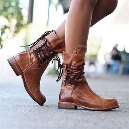 Bonnie™ | Stylish Leather Boots
