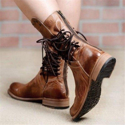 Bonnie™ | Stylish Leather Boots
