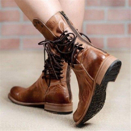 Bonnie™ | Stylish Leather Boots