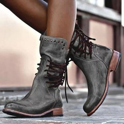 Bonnie™ | Stylish Leather Boots