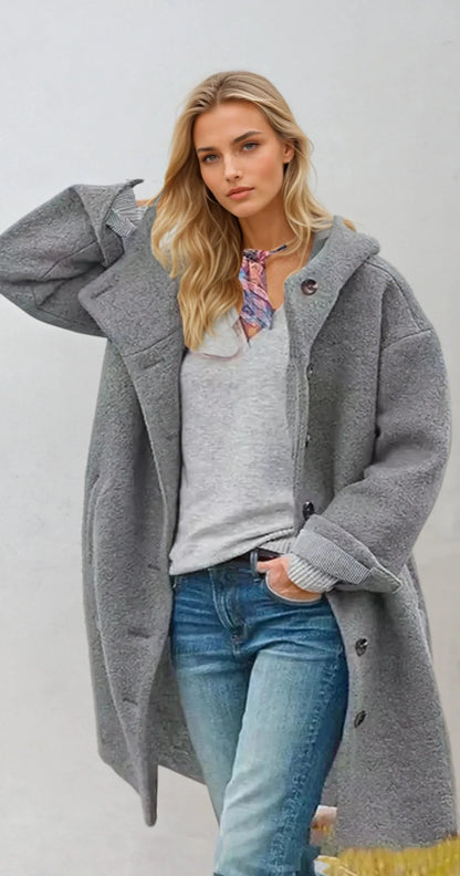 Élodie Lavin | Long Coat in Soft Wool