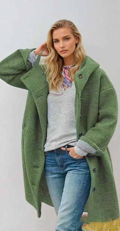 Élodie Lavin | Long Coat in Soft Wool