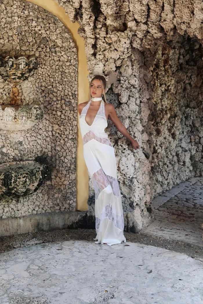 Lara | Delicate Lace Maxi Dress