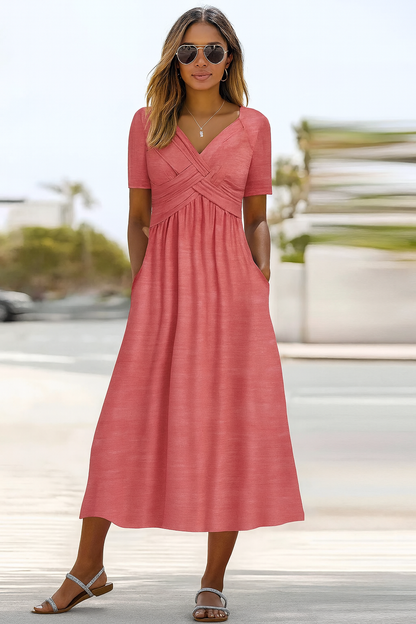 Carmen™ | Midi Dress with Tummy Coverage