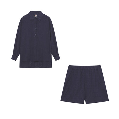 Elizabeth™ - Effortlessly Chic Breezy Shirt and Shorts Ensemble