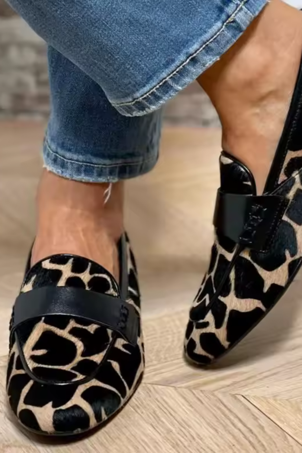 Rebel™ | Loafer With Animal Print