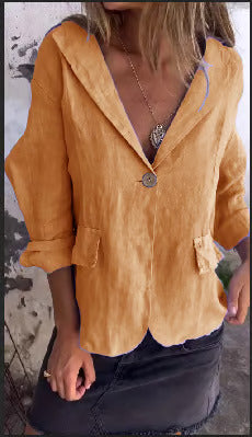 Chic Ellie™ Minimalist Blazer for Effortless Style