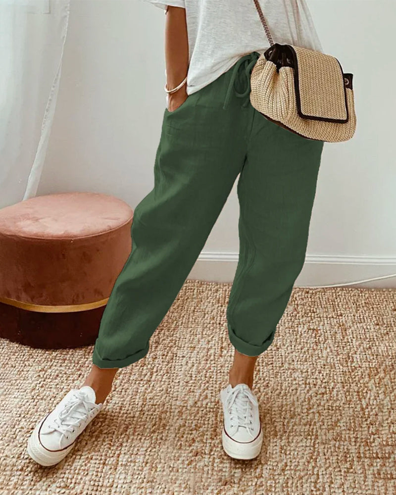 Merel™ | ELEGAN LINEN PANTALON
