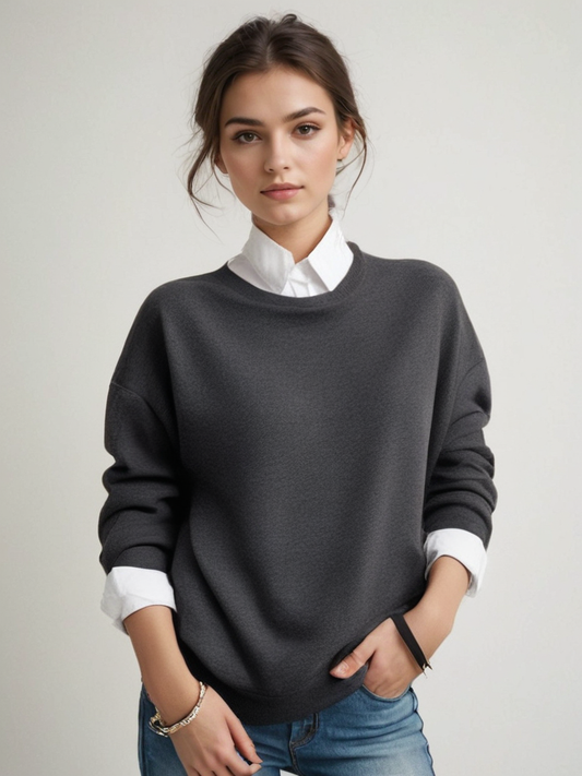 Soft cashmere sweater for women - trendy & versatile