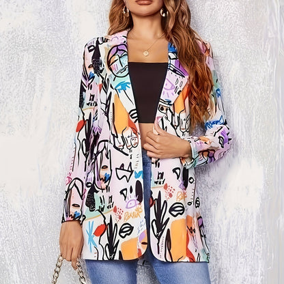 Avery™ Modern Graffiti Blazer | Stylish Urban Outerwear