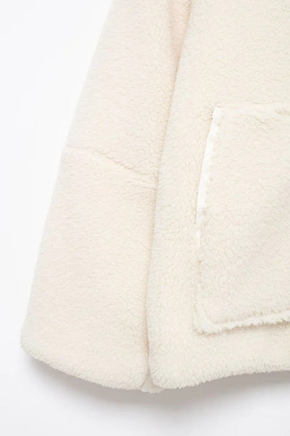 Lisa | Oversized warm fleece jacket