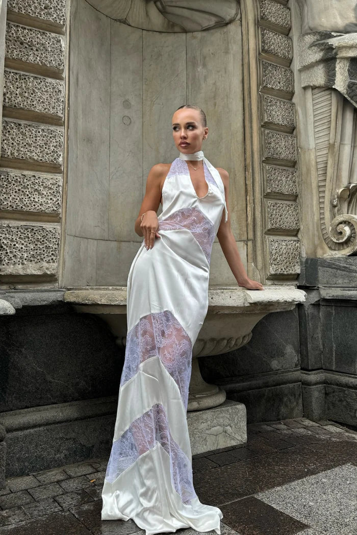 Lara | Delicate Lace Maxi Dress