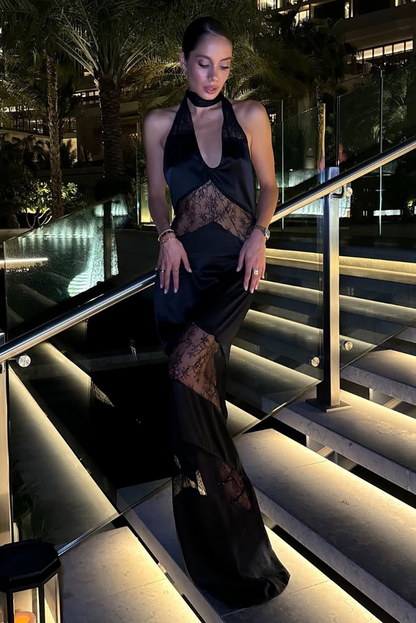 Lara | Delicate Lace Maxi Dress