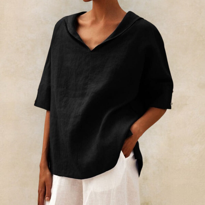 Lhinee™ - Effortlessly Chic Loose-Fit Blouse