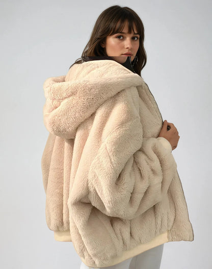 Océane Dubois | Elegant reversible thick jacket