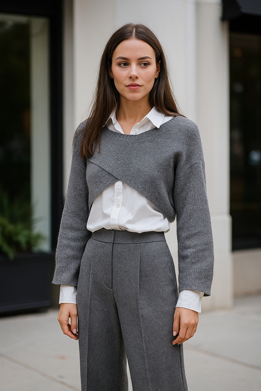 Jane™ - Comfortable three-piece set with long sleeves