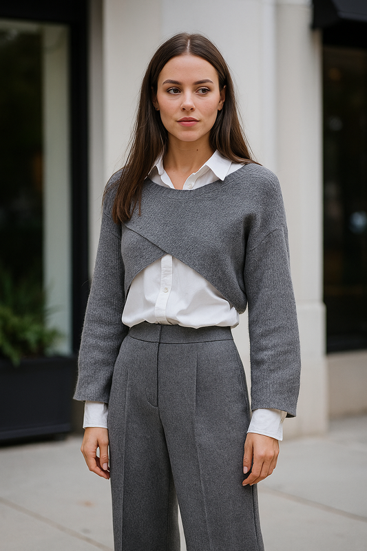 Jane™ - Comfortable three-piece set with long sleeves