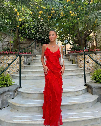 Mara | Backless Off-shoulder Maxi Dress