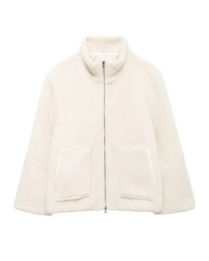 Lisa | Oversized warm fleece jacket