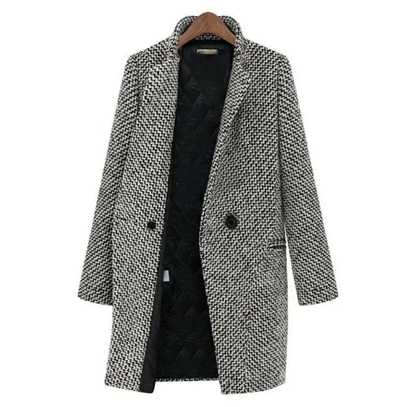 Amanda - Long wool coat