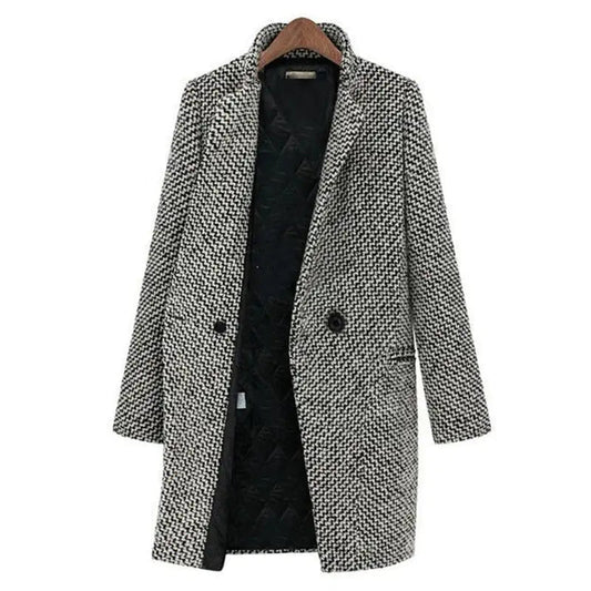 Amanda - Long wool coat