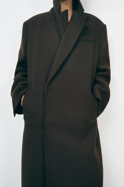 BROWN BLAZER COAT