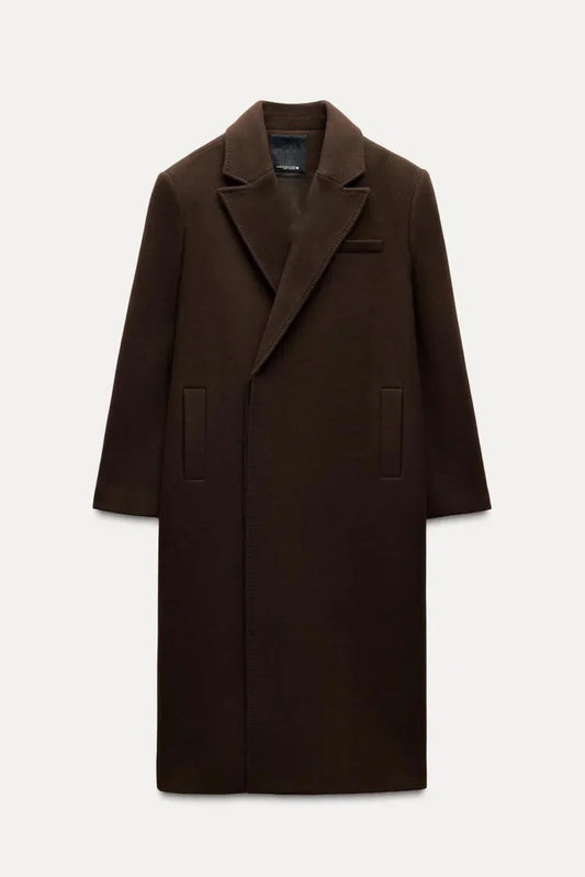 BROWN BLAZER COAT