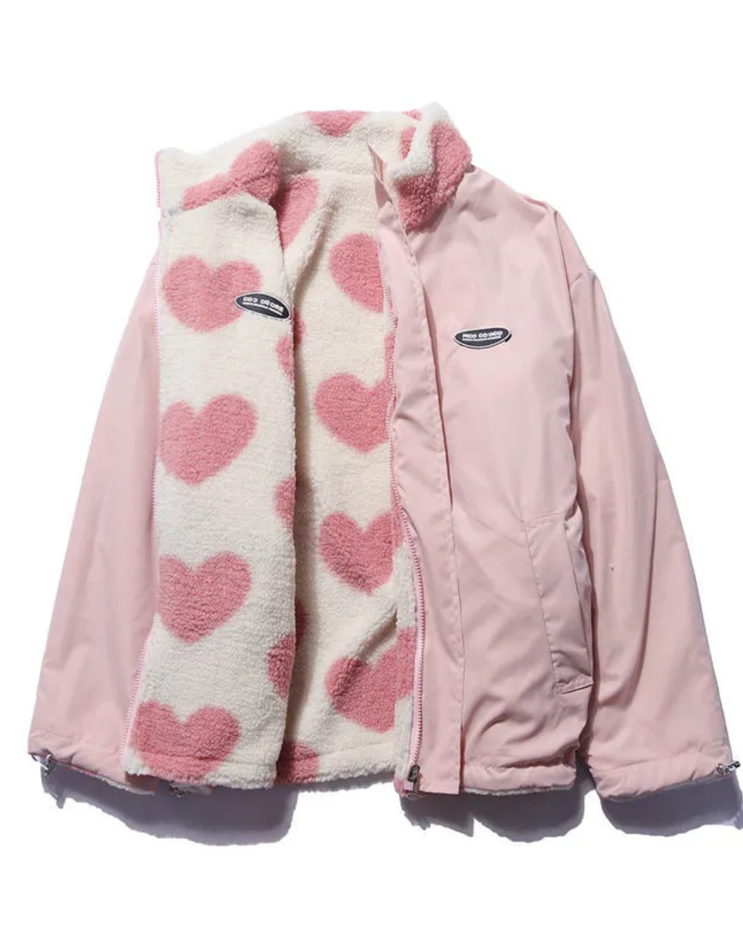 BacioDeluxe™️ | Double-Sided Heart Coat - Unique Collection