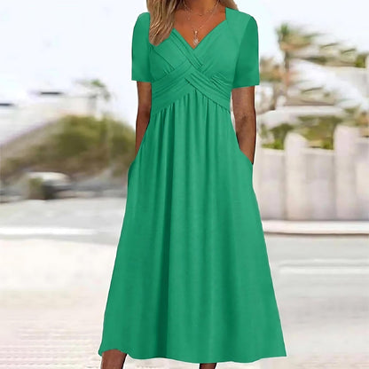 Carmen™ | Midi Dress with Tummy Coverage