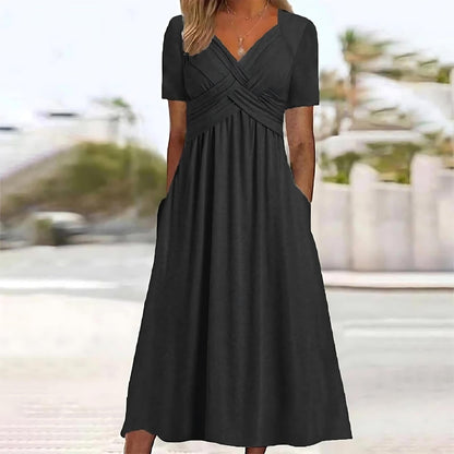 Carmen™ | Midi Dress with Tummy Coverage