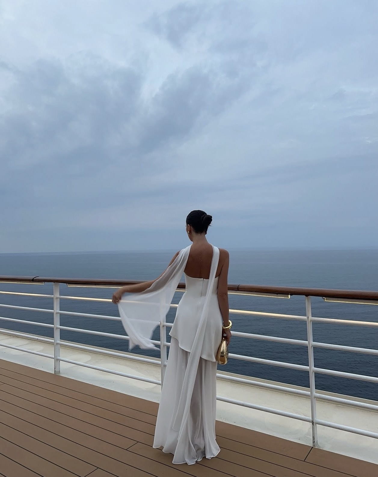 Danica | Elegant Asymmetrical Maxi Dress