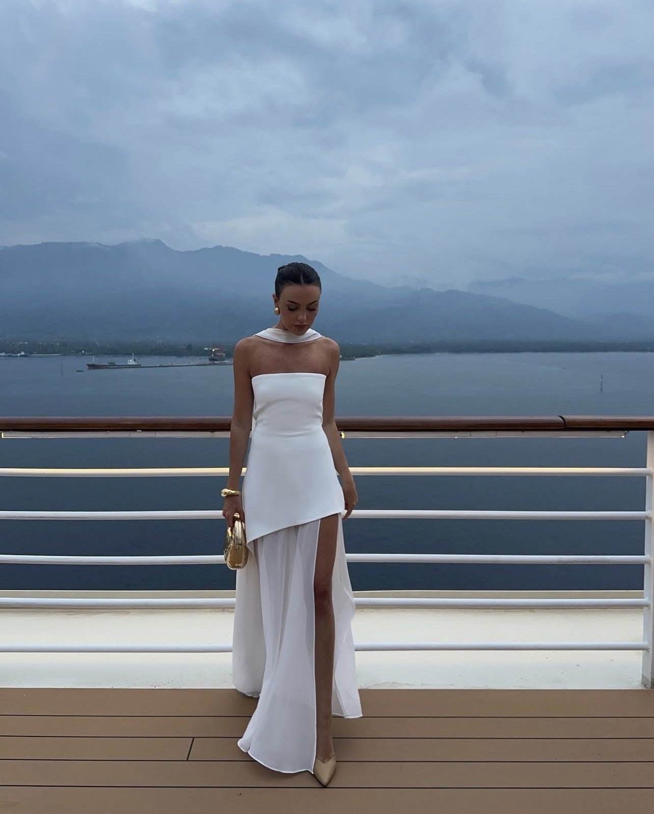 Danica | Elegant Asymmetrical Maxi Dress