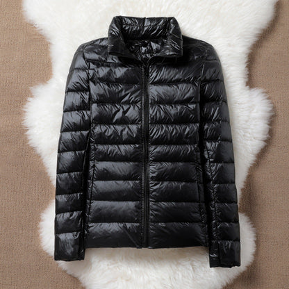 Freja Padded Mid-Season Jacket | Black