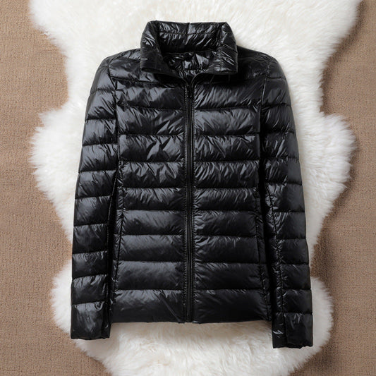 Freja Padded Mid-Season Jacket | Black