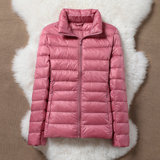 Freja Padded Jacket | Salmon