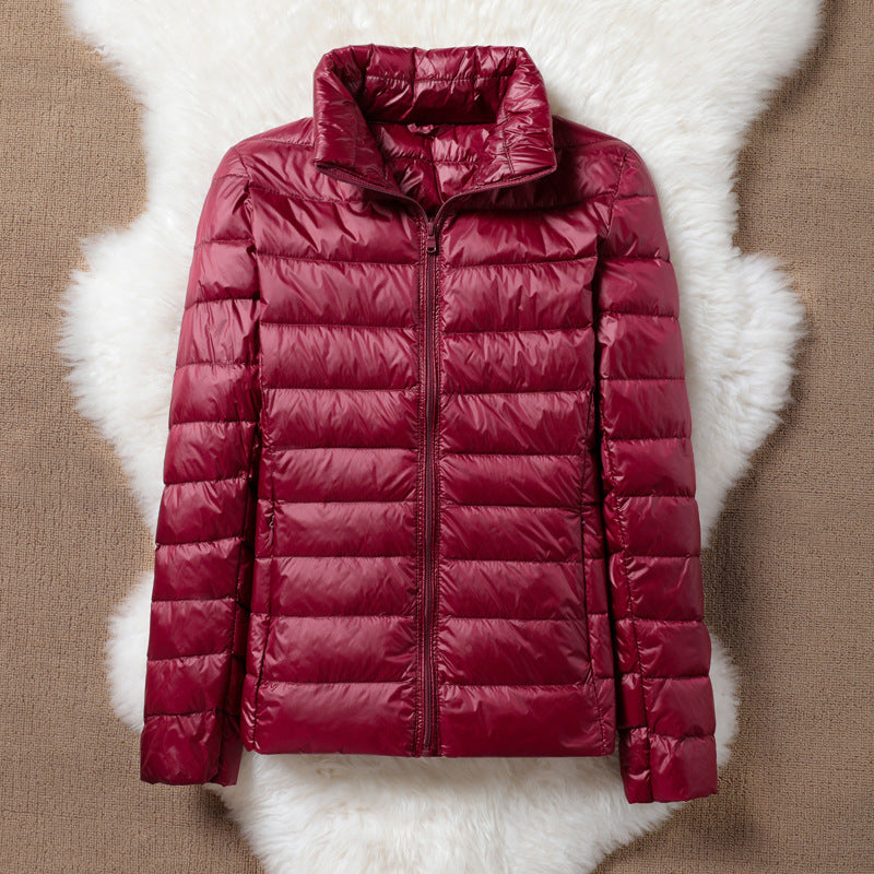 Freja Padded Jacket | Dark Red