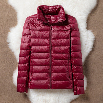 Freja Padded Jacket | Dark Red