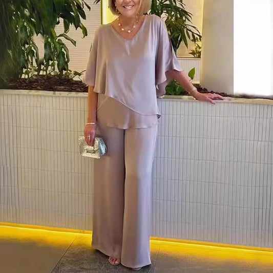 Martha™ - Chic & Comfortable Wide-Leg Ensemble