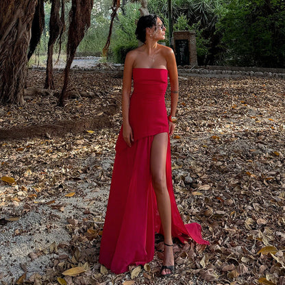 Danica | Elegant Asymmetrical Maxi Dress